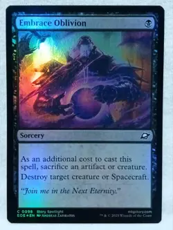 Embrace Oblivion 98 Edge of Eternities Foil Magic The Gathering - Image 1