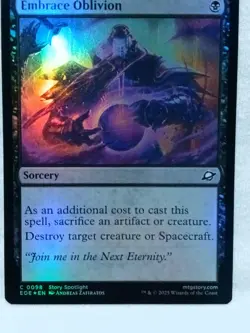 Embrace Oblivion 98 Edge of Eternities Foil Magic The Gathering - Image 2