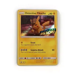 Pokemon TCG Detective Pikachu SM170 Promo Stamped Holo 90HP English - Image 1
