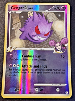 Gengar GL 40/111 Platinum Rising Rivals Pokemon Card Reverse Holo Foil Rare HP - Image 1