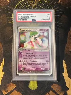 Pokemon Gardevoir ex 96/100 Sandstorm Holo PSA 5 - Image 1