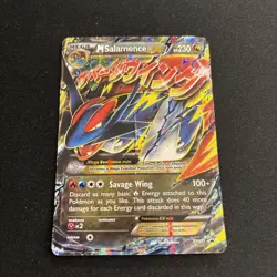 Pokemon TCG M Salamence EX XY171 Promo Holo Mega 230 HP Dragon Card - Image 1