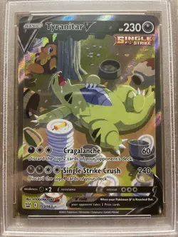 Tyranitar V Battle Styles 155 PSA 9 Pokemon Card - Image 2