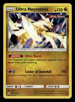 Ultra Necrozma 164/236 Rare Cosmic Eclipse Holo Pokemon NM - Image 1