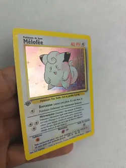 FR Melofee 5/102🌟 HOLO Edition 1 Set De Base Wizards - Carte Pokemon - TBE - Image 2