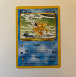 Pokemon TCG Magikarp 35/102 Base Set Unlimited - MP - Image 1