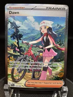 Pokemon Dawn Trainer Special Illustration Rare Holo 129/094 Me02 English TCG - Image 1