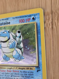 Blastoise Holo Rare 2/130 Pokemon Base Set 2 Vintage WOTC 1999 LP - Image 4