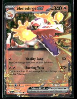 Skeledirge ex - 037/193 - Paldea Evolved (PAL) Double Rare Holo Pokemon TCG - Image 1