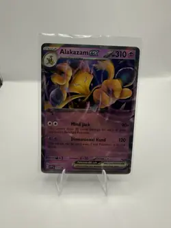 Alakazam EX 065/165 Double Rare Holo Pokemon 151 TCG NM Fast Shipping - Image 1