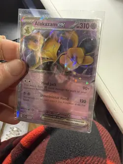 Alakazam EX 065/165 Double Rare Holo Pokemon 151 TCG NM Fast Shipping - Image 2
