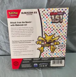 Pokemon TCG: Scarlet & Violet-151 Alakazam ex Collection Booster Box NEW - Image 3