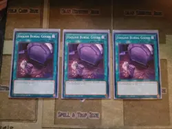 YUGIOH 3X FOOLISH BURIAL GOODS SDCB-EN030 COMMON 1ST ED NM - Image 1