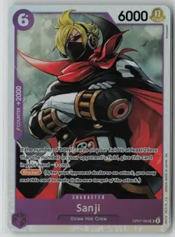 Sanji OP07-064 One Piece 500 Years in the Future Super Rare Near Mint - Image 1