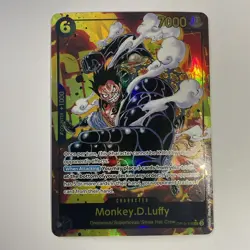 One Piece MONKEY.D.LUFFY gear 4 sec Alt Art OP10-118 Parallel English Luffy - Image 1