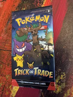 Pokemon Trick Or Trade Forty Unopened Card Packs Three Cards Per Pack - Image 2
