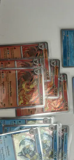 Pokemon TGC Prismatic Evolutions Bulk Lot Cards with Sleeves - Image 3