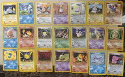 Pokemon Neo Genesis Lot (25 Cards) - Cleffa, 1st Edition Marill & Chinchou - Image 1