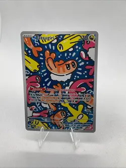 Pokemon TCG Tatsugiri Twilight Masquerade Illustration Rare Card 186/167 - Image 1