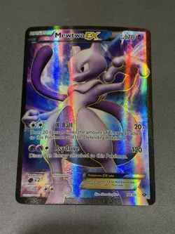 POKEMON Mewtwo-EX - 98/99 - Full Art Ultra Rare LP LIGHT PLAY BW Next Destinies - Image 1