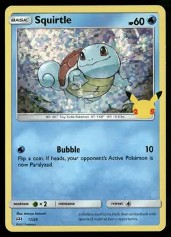 Squirtle - 17/25 McDonald's 25th Anniversary Promos 017/025 Pokemon TCG - Image 1