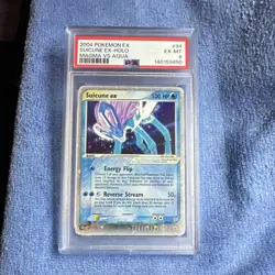 Pokemon Suicune ex Holo Team Magma vs Aqua 94/95 Ultra Rare 2004 PSA 6 - Image 1