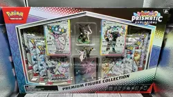 POKEMON TCG Prismatic Evolutions Premium Figure Collection Booster Packs NEW BOX - Image 1