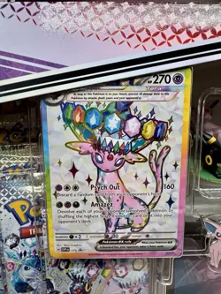 POKEMON TCG Prismatic Evolutions Premium Figure Collection Booster Packs NEW BOX - Image 3