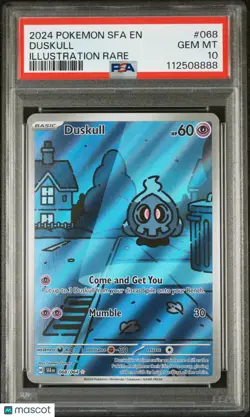 Duskull Illustration Rare PSA 10 068/064 2024 Pokemon Shrouded Fable - Image 1
