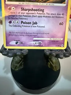 Pokemon Gengar TCG 17/99 Platinum Arceus Regular Rare LP Condition - Image 3