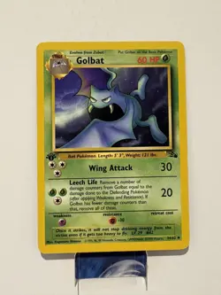 Golbat 34/62 First Edition Fossil NM Pokemon TCG WOTC LP - Image 1