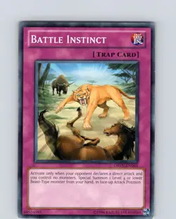 Yu-Gi-Oh TCG Battle Instinct DREV-EN064 Unlimited Regular Common Card Played MP - Image 1