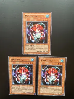 Yugioh Maryokutai LON-076 Unlimited Edition Common LP X3 - Image 1