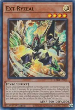 Yugioh! Ext Ryzeal - CRBR-EN004 - Ultra Rare - 1st Edition Near Mint, English - Image 1