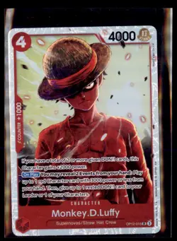 One Piece Legacy of the Master (OP12) Monkey.D.Luffy 015 Super Rare - Image 1