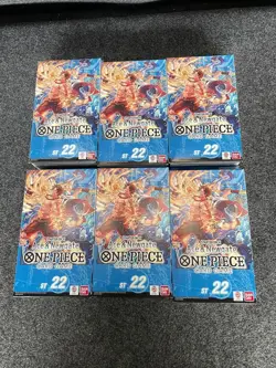 BANDAI NAMCO ST-22 One Piece Starter Deck Ace & Newgate, Box of 6 Decks - Image 1