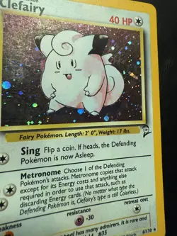 BRAND NEW 2000 POKEMON BASE SET 2 HOLO CARD #6/130 "CLEFAIRY" - Image 5