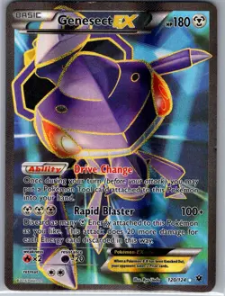 Genesect EX (Full Art) 120/124 XY - Fates Collide - Pokemon Card - LP - Image 1