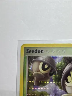 Seedot Reverse Holo EX Deoxys 71/107 Pokemon Card WOTC - Image 3