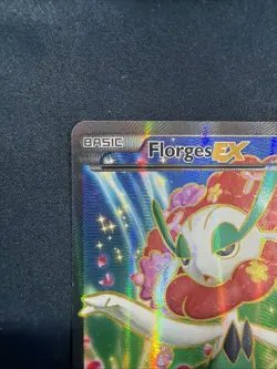 Florges EX 116/119 Phantom Forces Full Art Ultra Rare Holo Pokemon Card DMG - Image 2