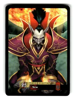 World of Warcraft TCG Heroes of Azeroth Trading Card Ta'Zo #15 U - Image 2