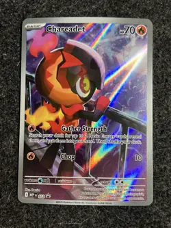 Charcadet 022 Promo Holo ME02: Phantasmal Flames Pokemon Card - Image 1