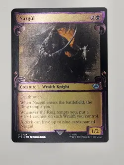 Nazgul (724) (Silver Foil Showcase Scrolls) Lord Of The Rings SE MtG NM Nazgul - Image 1