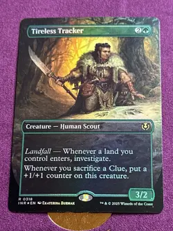 Tireless Tracker - Foil Extended Art INR NM MTG - Image 1
