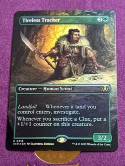 Tireless Tracker - Foil Extended Art INR NM MTG - Image 2