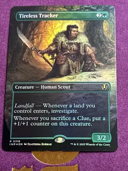 Tireless Tracker - Foil Extended Art INR NM MTG - Image 4