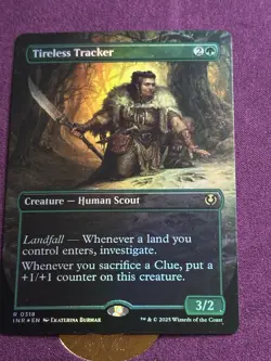 Tireless Tracker - Foil Extended Art INR NM MTG - Image 5