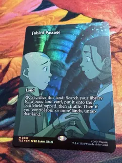 Fabled Passage - Foil Extended Art TLE NM MTG - Image 1