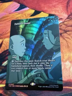 Fabled Passage - Foil Extended Art TLE NM MTG - Image 2