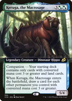 MTG Foil - Keruga, the Macrosage (Extended Art) - 354 / LP / English - Image 1